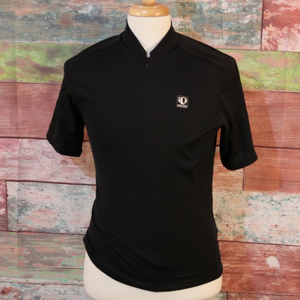 Pearl Izumi 3/4 Zip Cycling Jersey BLACK Sz Large